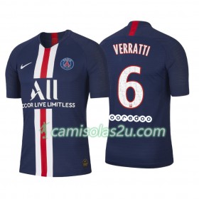 Camisolas de Futebol Paris Saint-Germain Marco Verratti 6 Equipamento Principal 2019/20 Manga Curta
